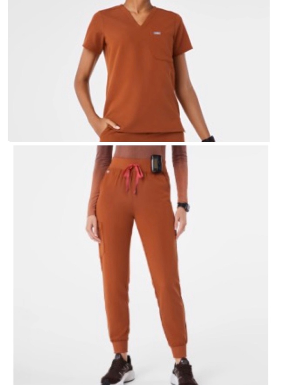 Figs Dirty Chai Scrub Set (Top+Pants)